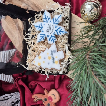 Pierniki świąteczne z Twoim logo- box