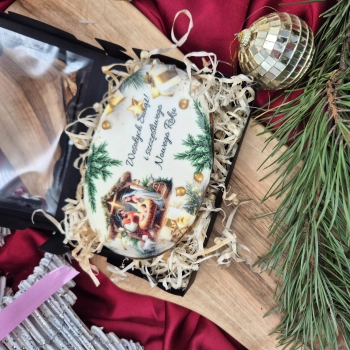 Piernik Świąteczny Kartka z Życzeniami