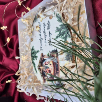 Piernik Świąteczny Kartka z Życzeniami